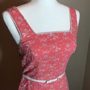 City Triangles Pink & white eyelet empire waist.